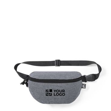 Sac banane plastique recyclé avec sangle ajustable et boucle vue principale