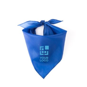 Foulard triangulaire en polyester dans des couleurs vives