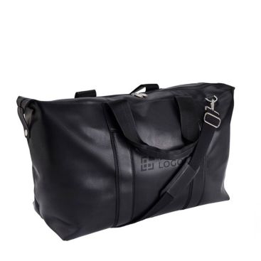 Sac de sport en cuir avec poche intérieure zippée