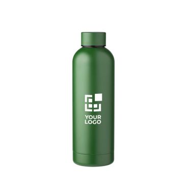 Bouteille thermos en acier recyclé à finition mate 500ml