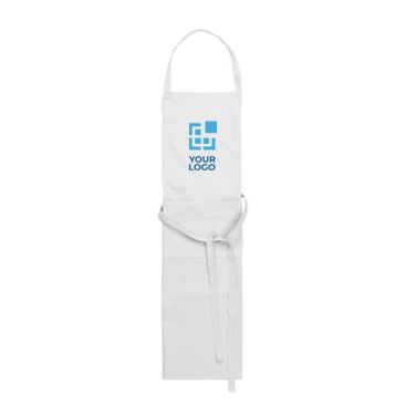 Tablier en coton et polyester avec 2 poches 240 g/m²