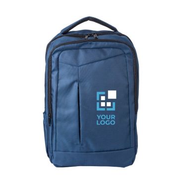 Sac à dos PC 15'', polyester, poches, bretelles rembourrées