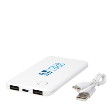 Powerbank fine et légère avec 2 sorties de charge 4 000 mAh