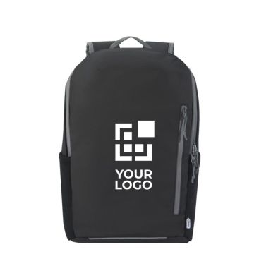 Sac à dos recyclé imperméable avec dos rembourré pour PC 15”