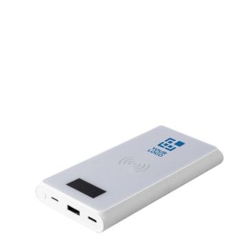 Powerbank plastique recyclé 10 000 mAh à charge sans fil 5W