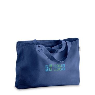 Sac 50% coton recyclé à anses longues 280 g/m²