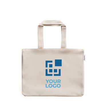 Sac pratique avec coton recyclé à anses longues 280 g/m²