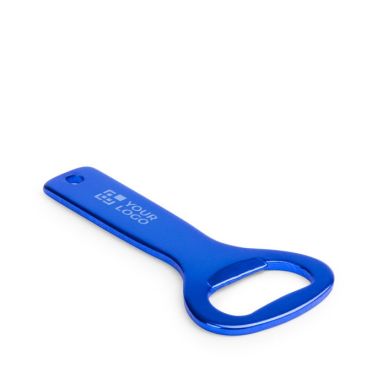 Décapsuleur en aluminium coloré avec manche perforé