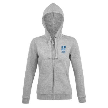 Veste zippée en coton et polyester 280 g/m2 SOL'S Spike
