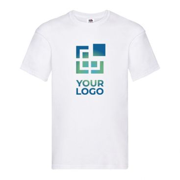 T-shirt blanc en 100% coton 140 g/m2 Fruit Of The Loom