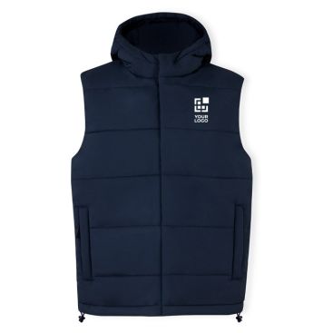 Gilet en polyester avec capuche intégrée MKT Brooke