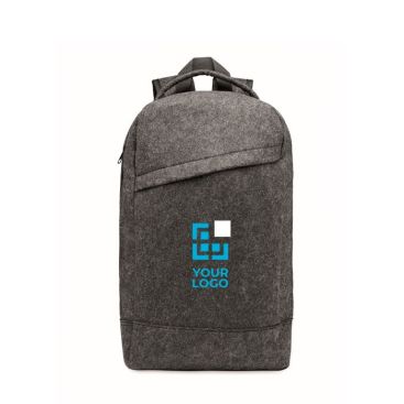 Sac à dos pour ordinateur 13'' en feutrine RPET avec passant