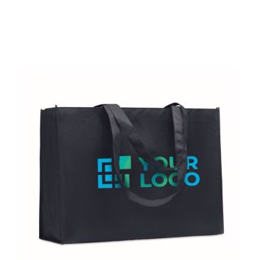 Sac cabas RPET non tissé couleur unie longues anses 80 g/m²