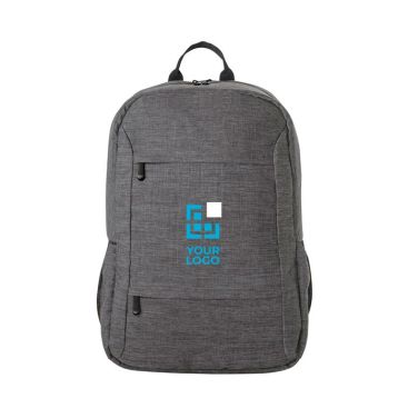 Sac à dos en RPET avec poche rembourrée pour tablette et PC avec zone d'impression