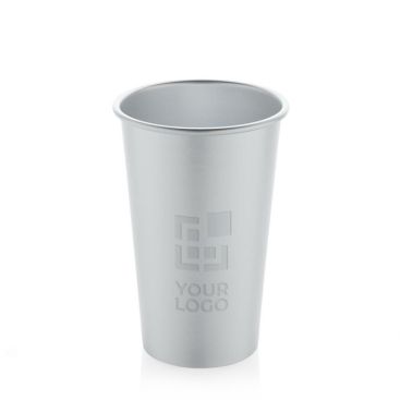 Gobelet en aluminium recyclé à simple paroi 450ml