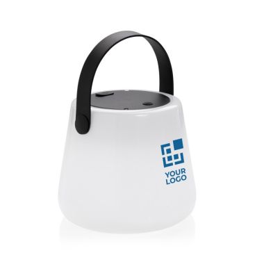 Lampe d'extérieur recyclée avec LED et panneau solaire