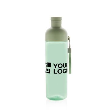 Bouteille en RPET avec bouchon démontable et dragonne 600ml