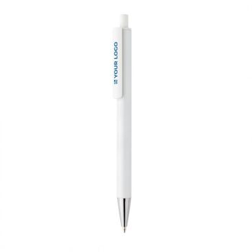 Stylo moderne en aluminium recyclé à mine bleue Dokumental®