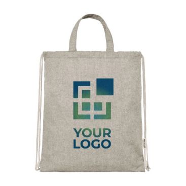 Sac en coton recyclé avec cordon de serrage 150g/m²