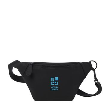 Sac banane en matériau recyclé avec sangle et fermeture clip