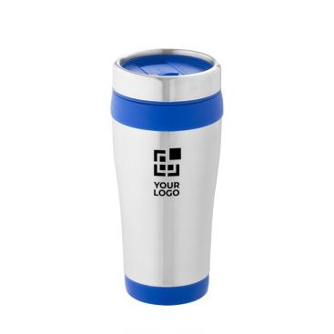 Gobelet isolant en inox recyclé avec couvercle à vis 410ml