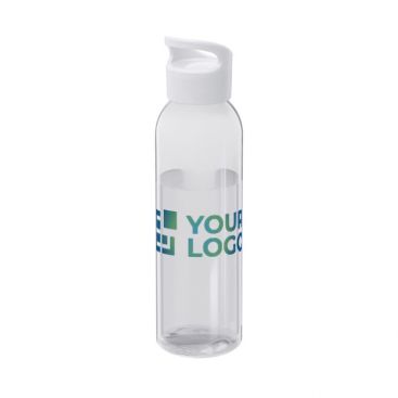 Bouteille transparente en plastique recyclé à poignée 650ml