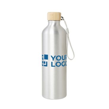 Bouteille en aluminium recyclé et bambou à dragonne 770ml
