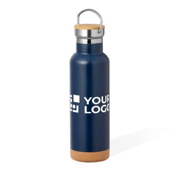 Bouteille en inox double paroi avec anse de transport 650ml