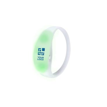 Bracelet en silicone avec LED réagissant à la musique