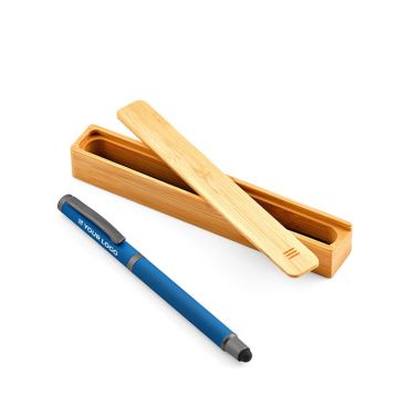Stylo en acier inoxydable recyclé à encre noire Dokumental®