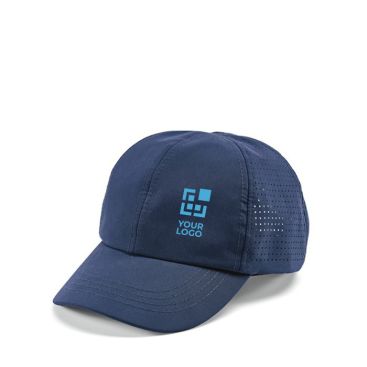 Casquette 6 panneaux en RPET 110 g/m² à velcro ajustable