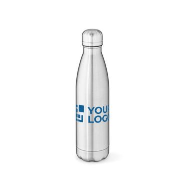 Gourde isotherme en acier inoxydable recyclé brillant 550 ml