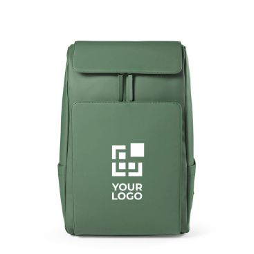 Sac à dos 20L en cuir synthétique, compartiment PC rembourré