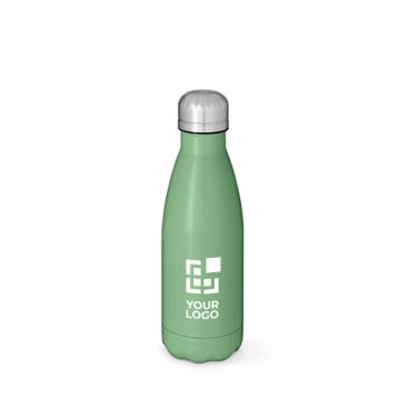 Gourde en acier inoxydable recyclé à finition mate 400 ml vue principale