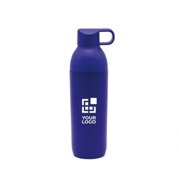 Gourde en inox recyclé à bouchon double ouverture 600 ml
