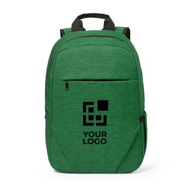 Sac à dos 18L en RPET 300D à compartiment frontal zippé vue principale