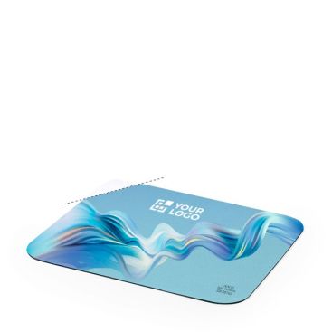 Tapis de souris blanc rectangulaire antibactérien