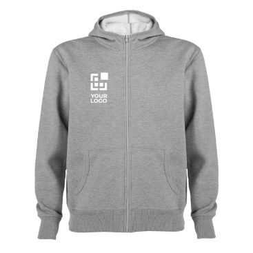 Sweat-shirt en coton et polyester unisexe avec capuche 280 g/m² Roly