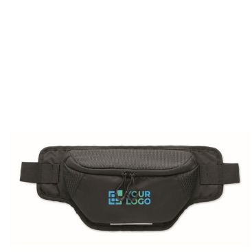 Sac banane en nylon imperméable avec dos aéré