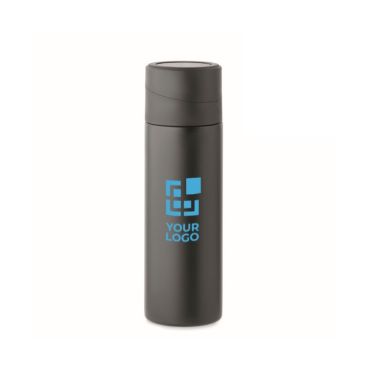 Gourde acier inoxydable, couvercle antidérapant pour téléphone, 420ml