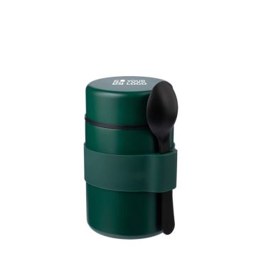 Boîte à repas isotherme en acier inoxydable avec cuillère incluse