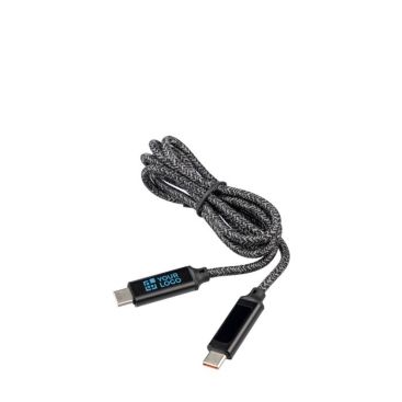 Câble de charge en nylon de 1 mètre avec ports USB-C 65W