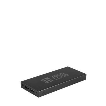 Batterie portable en aluminium avec câble de charge rapide 10.000 mAh