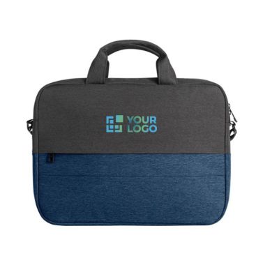 Mallette pour PC en polyester recyclé avec sangle pour trolley 15” avec zone d'impression