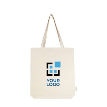 Sac en coton biologique avec de longues anses 180 g/m² 11L
