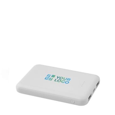 Batterie externe en plastique recyclé fine et élégante 5 000 mAh