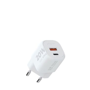 Chargeur mural en plastique recyclé avec 2 ports 20W