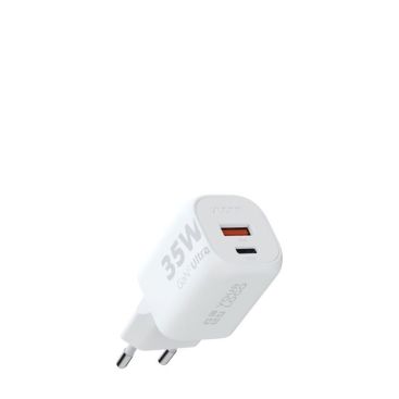 Chargeur mural en plastique recyclé avec 2 ports 35W