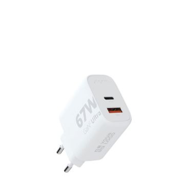 Chargeur mural avec 2 ports USB et puissance de 67W