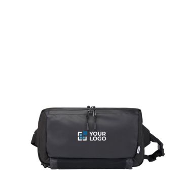Sac bandoulière en polyester recyclé certifié GRS avec compartiments